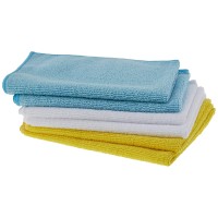 Microfiber Cleaning Cloth - 222 GSM (Pack of 6), Multicolor